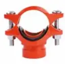 TEE RANURADA MECANICA, 300 PSI UL/FM 6" X 2"