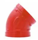 CODO RANURADO DE 45°, 300 PSI UL/FM 2"