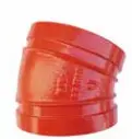 [CRA0024] CODO RANURADO DE 22.5°, 300 PSI UL/FM 1 1/2"
